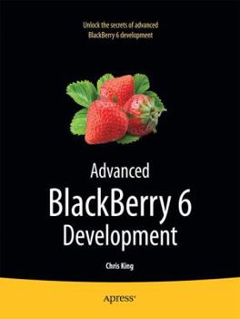 Paperback Advanced Blackberry 6 Development Book