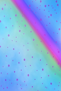 Paperback Journal: Rainbow Blue Colorful Trendy Wide Ruled Notebook Notepad or Journal Book