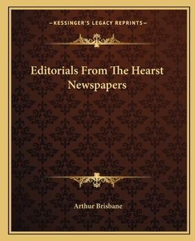 Paperback Editorials From The Hearst Newspapers Book