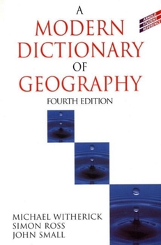 Paperback A Modern Dictionary of Geography Book