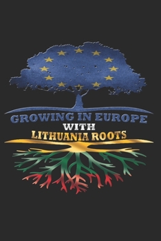 Paperback Lithuania Notebook: Lithuania Notebook - college book - diary - journal - booklet - memo - composition book - 120 sheets - Dot Grid paper Book