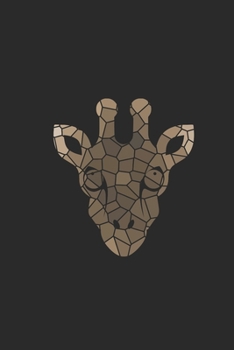 Paperback Giraffe Mosaic: Dotted Bullet Notebook (6" x 9" - 120 pages) Animal Mosaic Themed Notebook for Daily Journal, Diary, Gift Book