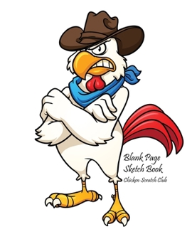 Paperback Blank Page Sketch Book