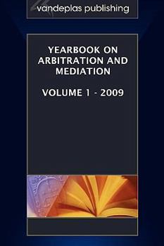 Paperback Yearbook on Arbitration and Mediation 2009 Book