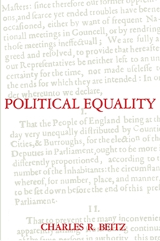Hardcover Political Equality: An Essay in Democratic Theory Book