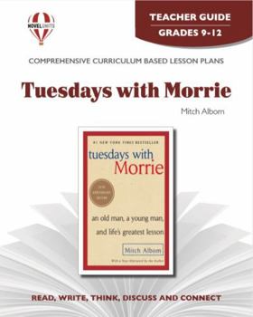 Paperback Tuesdays with Morrie - Teacher Guide by Novel Units Book