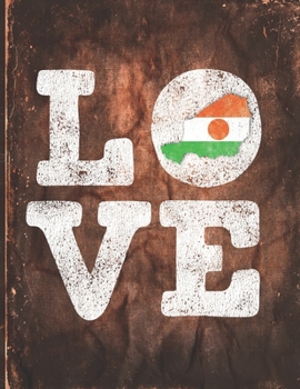 Paperback Love: Niger Flag Cute Personalized Gift for Nigerien Friend 2020 Calendar Daily Weekly Monthly Planner Organizer Book