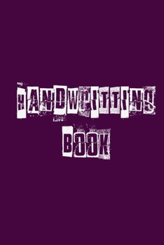 Paperback Handwriting Book: Awesome Handwriting book / Exercise book - Size 6*9 with 200 Pages and a matte finish Book