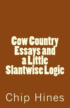 Paperback Cow Country Essay's and a Little Slantwise Logic Book