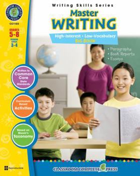 Paperback Master Writing-Big Book, Grades 5-8: Reading Levels 3-4 [With 18 Overhead Transparencies] Book