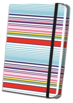 Hardcover Thin Striped Fabric Journal Book