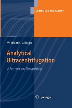Paperback Analytical Ultracentrifugation of Polymers and Nanoparticles Book