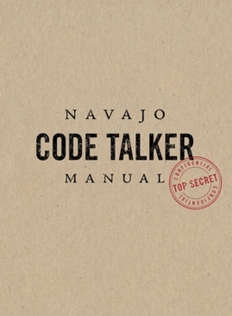 Hardcover Navajo Code Talker Manual Book