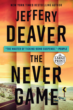 Paperback The Never Game [Large Print] Book