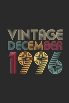 Paperback Vintage December 1996: Graph Paper Notebook - 23 years old Birthday Gift or 23rd Anniversary Gift Idea Book