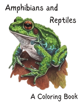 Paperback Amphibian and Reptile Coloring Book