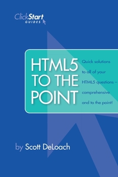 Paperback HTML5 To The Point Book