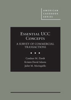 Hardcover Essential Ucc Concepts: A Survey of Commercial Transactions Book