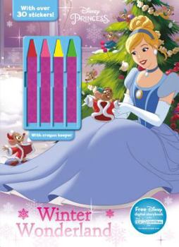 Paperback Disney Princess Winter Wonderland (Color & Activity with Crayons) Book