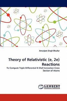 Paperback Theory of Relativistic (E, 2e) Reactions Book