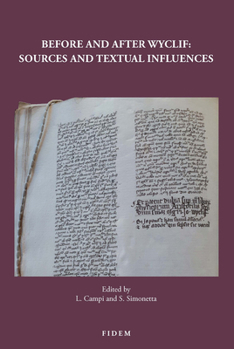 Paperback Before and After Wyclif: Sources and Textual Influences Book
