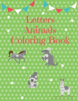 Paperback Letters Animals Coloring Book