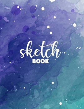 Paperback Sketchbook Journal for Girls: 120 Pages of 8.5"x11" Blank Paper for Drawing, Sketching and Creative Doodling. Personalized Artist Notebook and Sketc Book