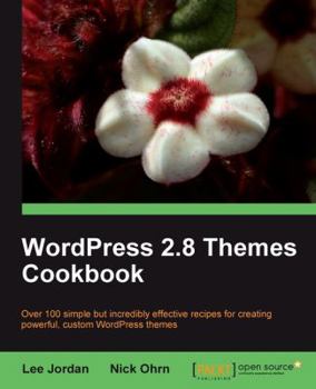 Paperback Wordpress 2.8 Themes Cookbook Book