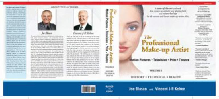 Hardcover Professional Make-up Artist Volume I, History * Technical * Beauty : Motion Pictures * Television * Print and Theatre Book