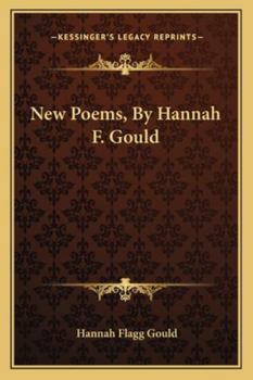 Paperback New Poems, By Hannah F. Gould Book