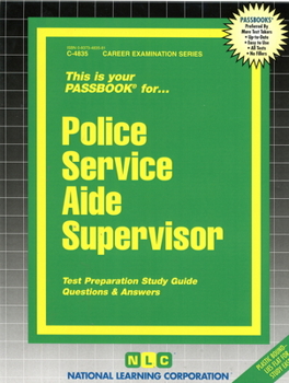 Spiral-bound Police Service Aide Supervisor: Passbooks Study Guide Book