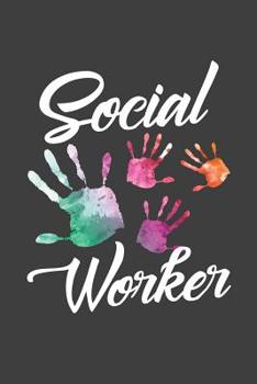 Paperback Social Worker: 6x9 120 Page Notebook Book