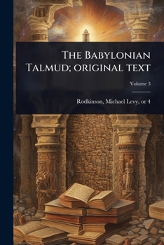 Paperback The Babylonian Talmud; original text [Hebrew] Book