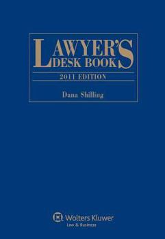 Paperback Lawyer's Desk Book, 2011 Edition Book