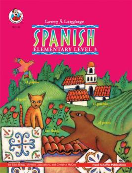 Paperback Learn-A-Language Books Spanish, Grade 3 Book