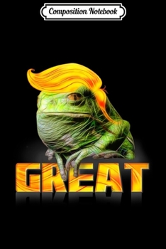 Composition Notebook: Funny Political Frog The President with hair Joke Premium  Journal/Notebook Blank Lined Ruled 6x9 100 Pages