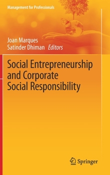 Hardcover Social Entrepreneurship and Corporate Social Responsibility Book