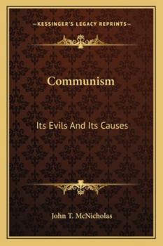 Paperback Communism: Its Evils And Its Causes Book