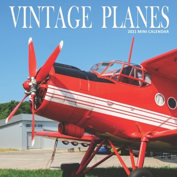 Paperback Vintage Planes: 2021 Mini Wall Calendar Book