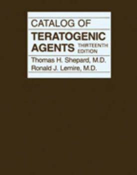 Hardcover Catalog of Teratogenic Agents Book