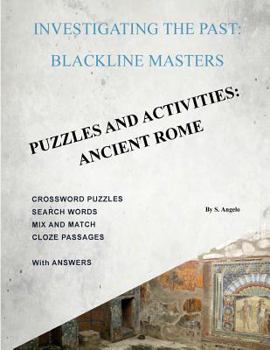 Paperback Investigating The Past: BlackLine Masters: Puzzles & Activities: Ancient Rome Book