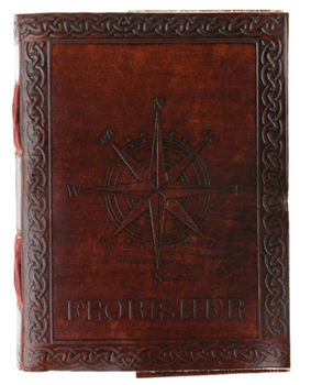 Leather Bound Compass Leather Journal Medium Book