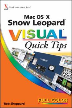 Paperback Mac OS X Snow Leopard Visual Quick Tips Book