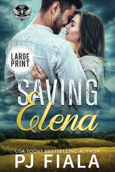 Paperback Saving Elena [Large Print] Book