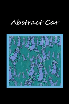 Paperback Abstract Cat: Notebook cat Book