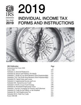 Paperback 2019 Individual Income Tax Forms and Instructions: NEW for 2020! Book