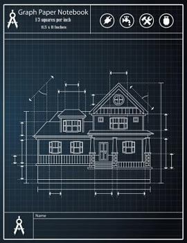 Paperback Graph Paper Notebook: 1/3 Inch Squares Blank Graphing Paper Journal Quad Ruled College Students Mathematics Write Drawing Squared Compositio Book
