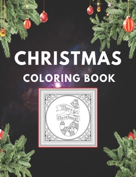 Paperback Christmas Coloring Book: Adult Coloring Book with Fun, Easy, and Relaxing Coloring Pages Book