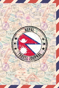 Nepal Travel Journal: 6x9 Travel planner I Road trip planner I Dot grid journal I Travel notebook I Travel diary I Pocket journal I Gift for Backpacker
