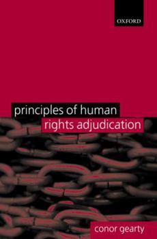 Hardcover Principles of Human Rights Adjudication Book
